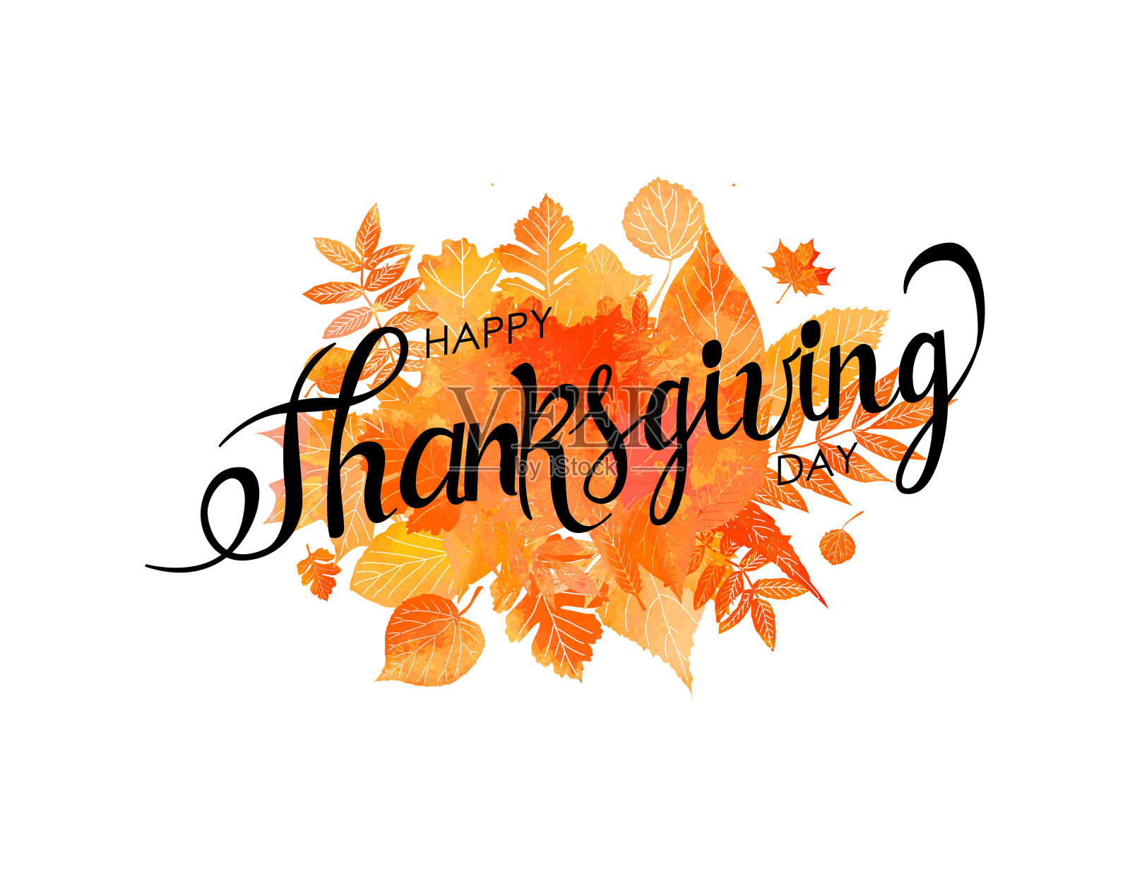 感恩节背景向量插画图片素材