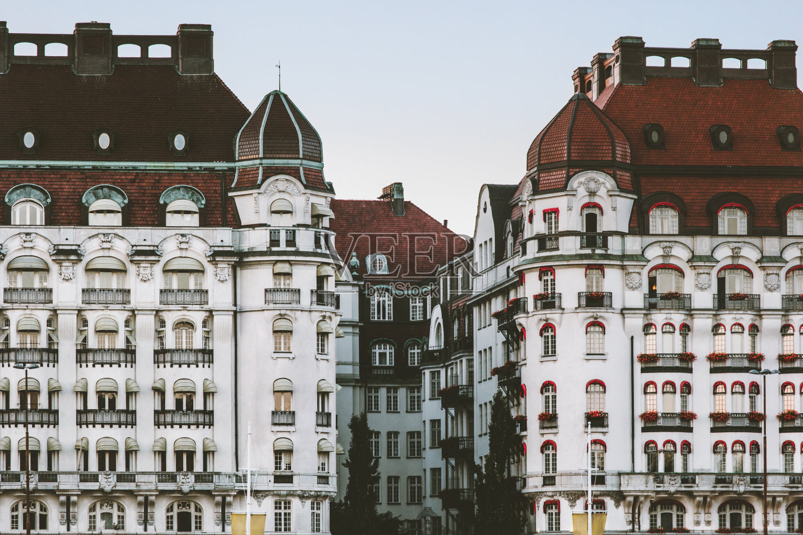 斯德哥尔摩城市老建筑,白宫,瑞典,欧洲旅游照片摄影图片