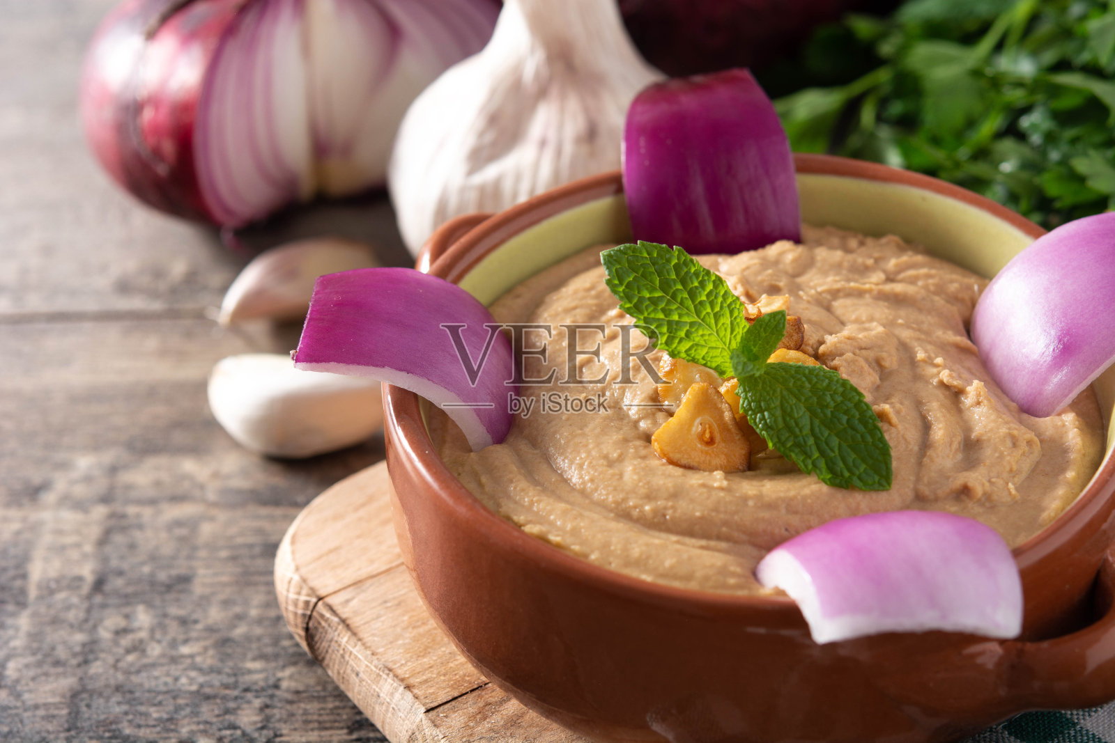 碗里热的Gofio照片摄影图片