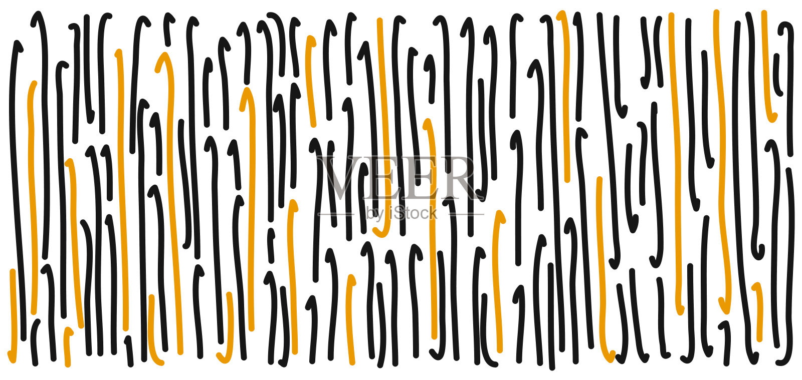 现代艺术插图抽象图案。创意设计元素。插画图片素材