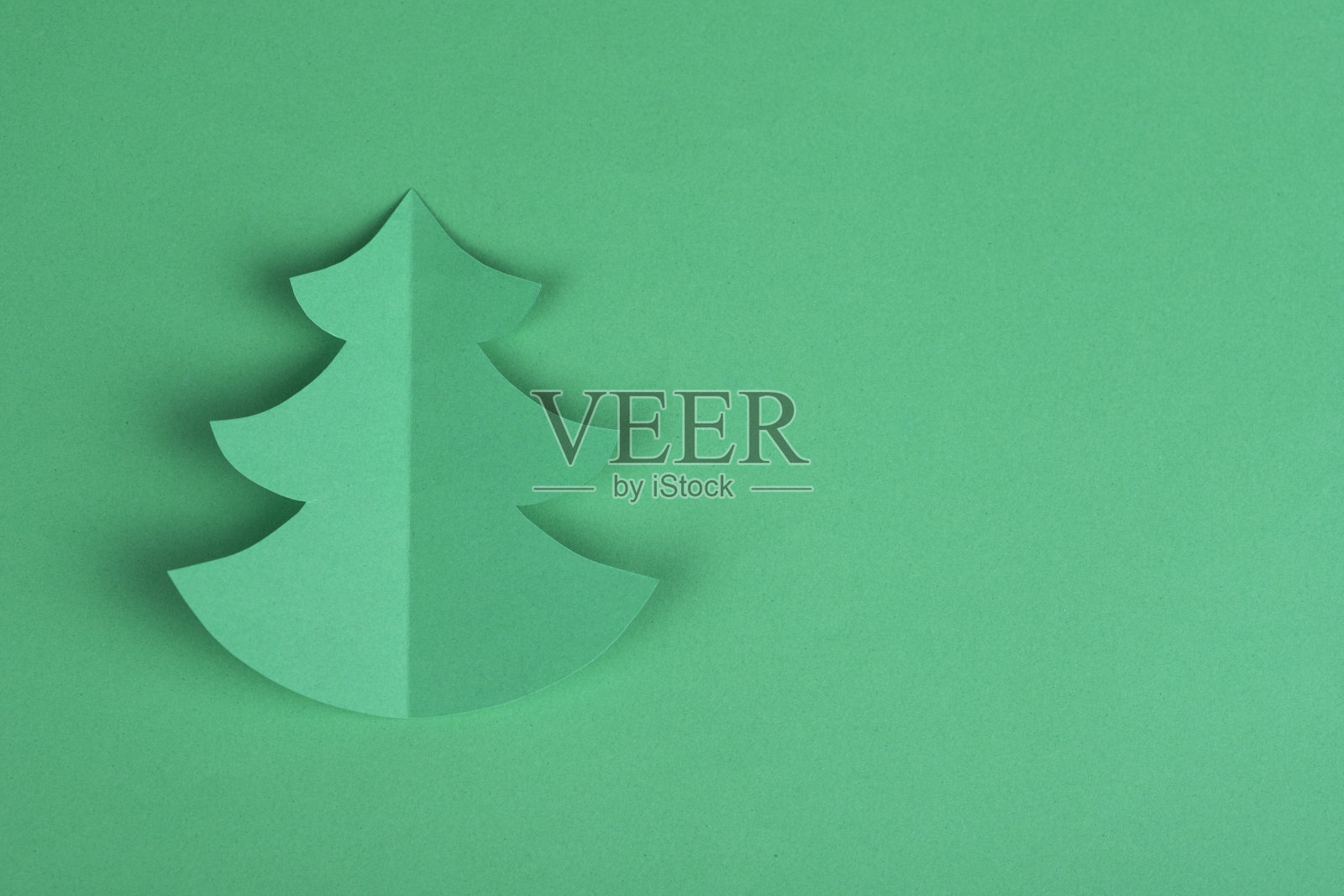 纸的圣诞树照片摄影图片