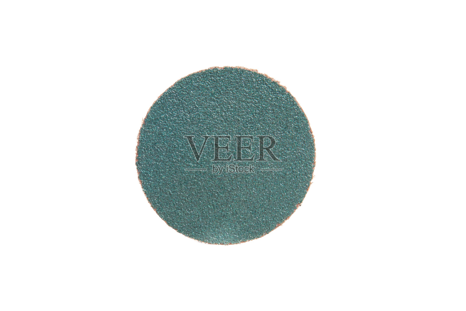 研磨砂纸的磨床隔离在白色背景照片摄影图片