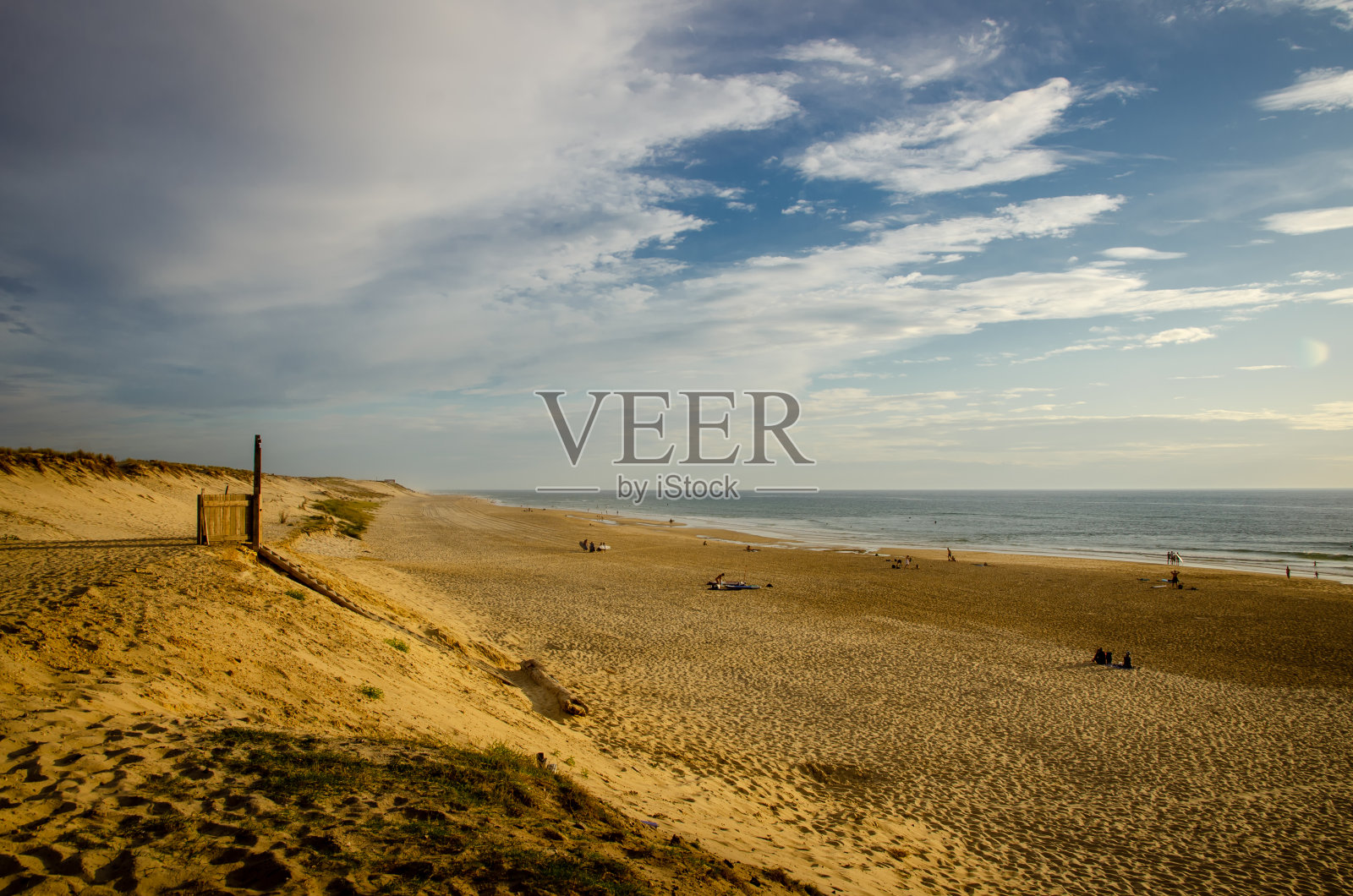 法国朗德,旅游胜地照片摄影图片