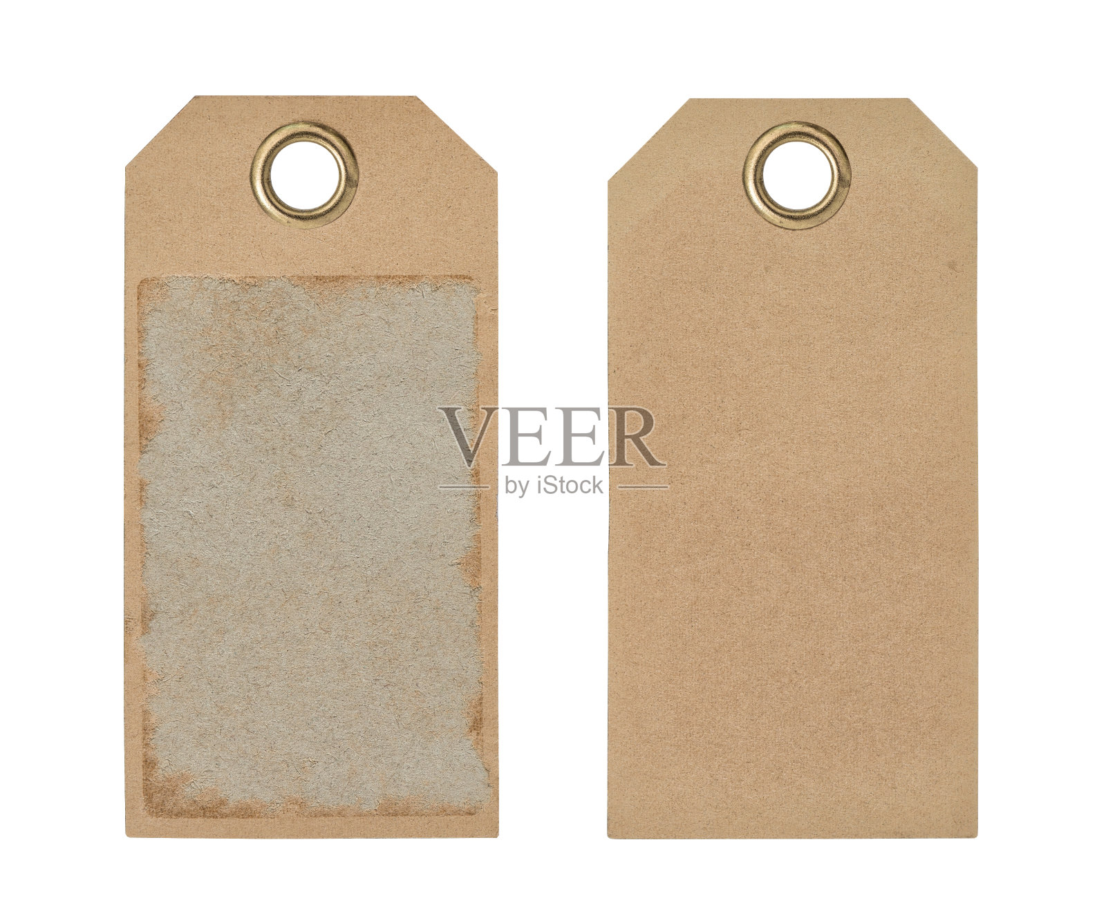 垃圾回收纸标签孤立的白色背景照片摄影图片