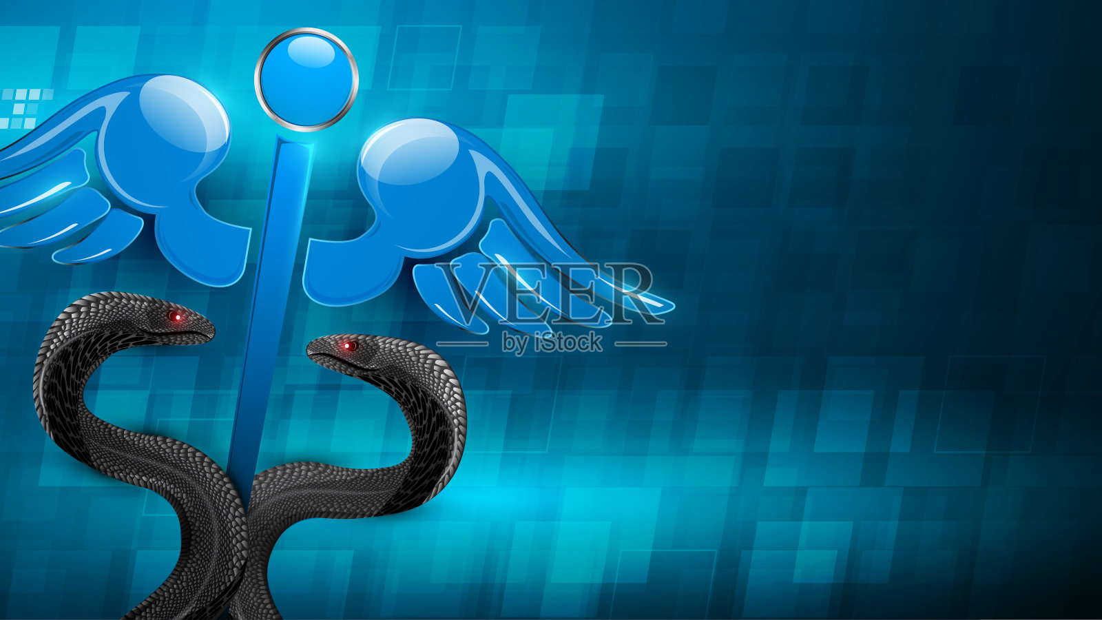 摘要医疗保健创新概念设计背景插画图片素材