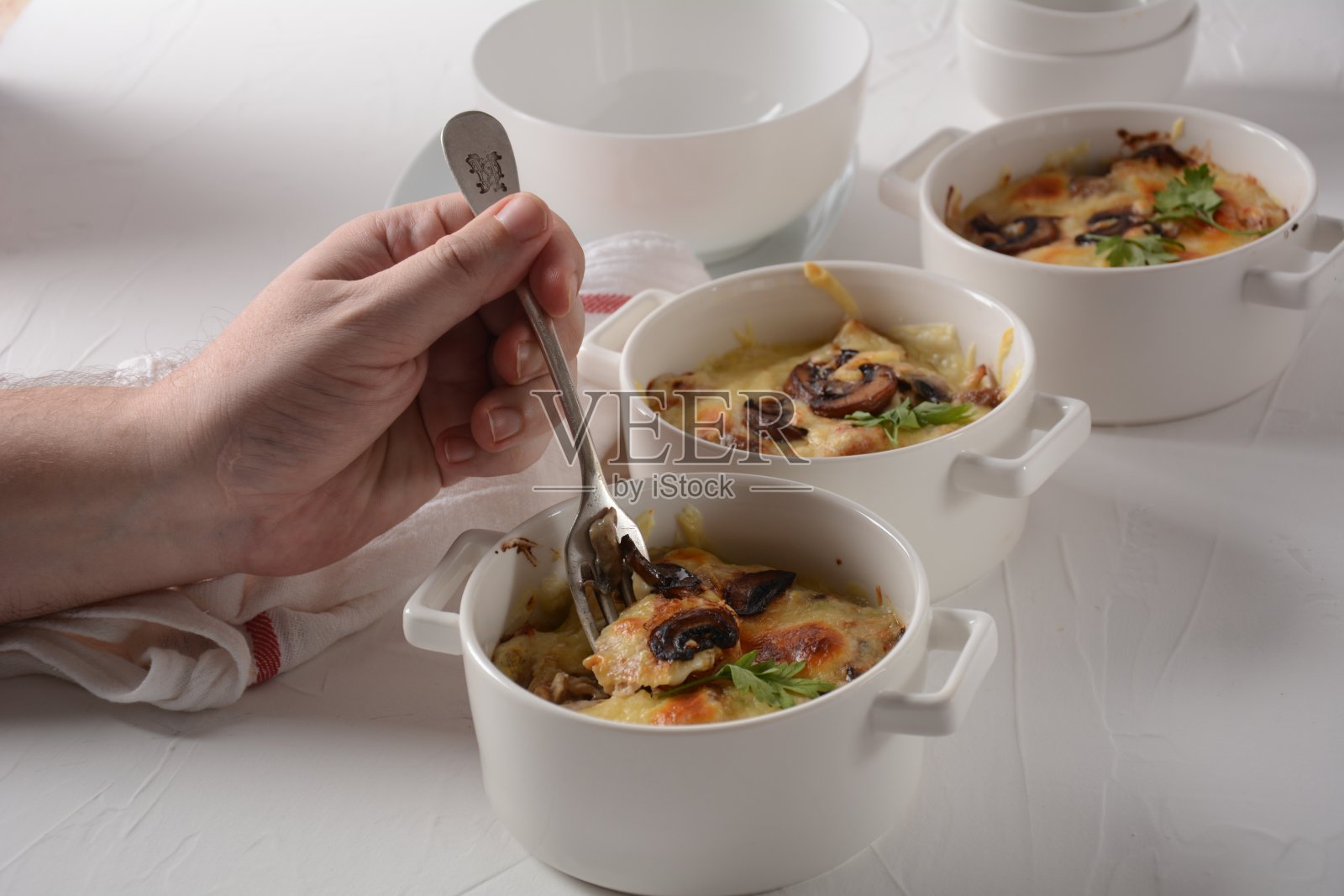 鸡肉蘑菇丝照片摄影图片