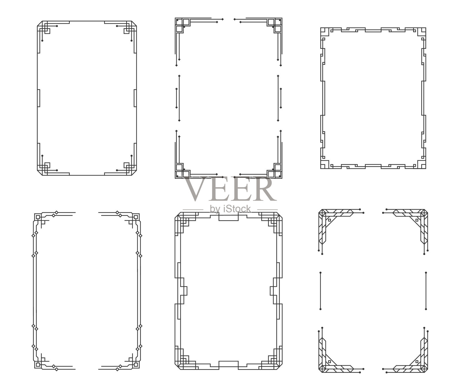 复古装饰艺术插画图片素材