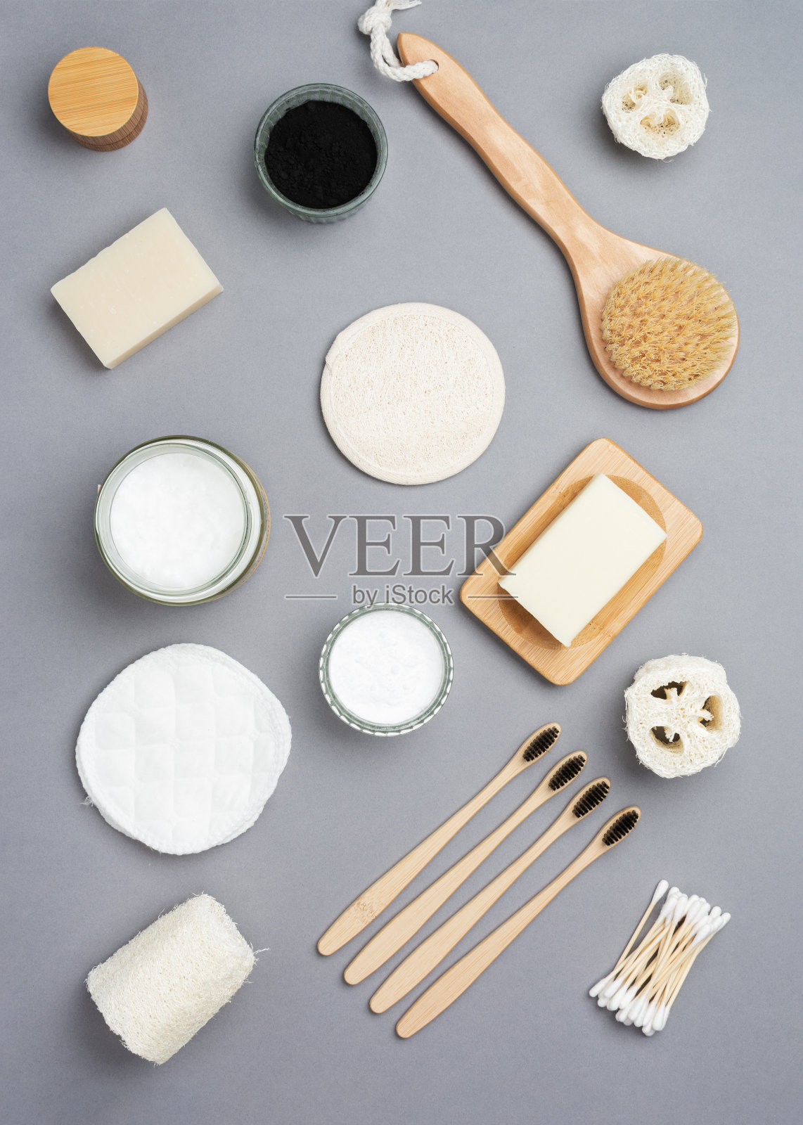 零浪费概念天然自我护理产品照片摄影图片