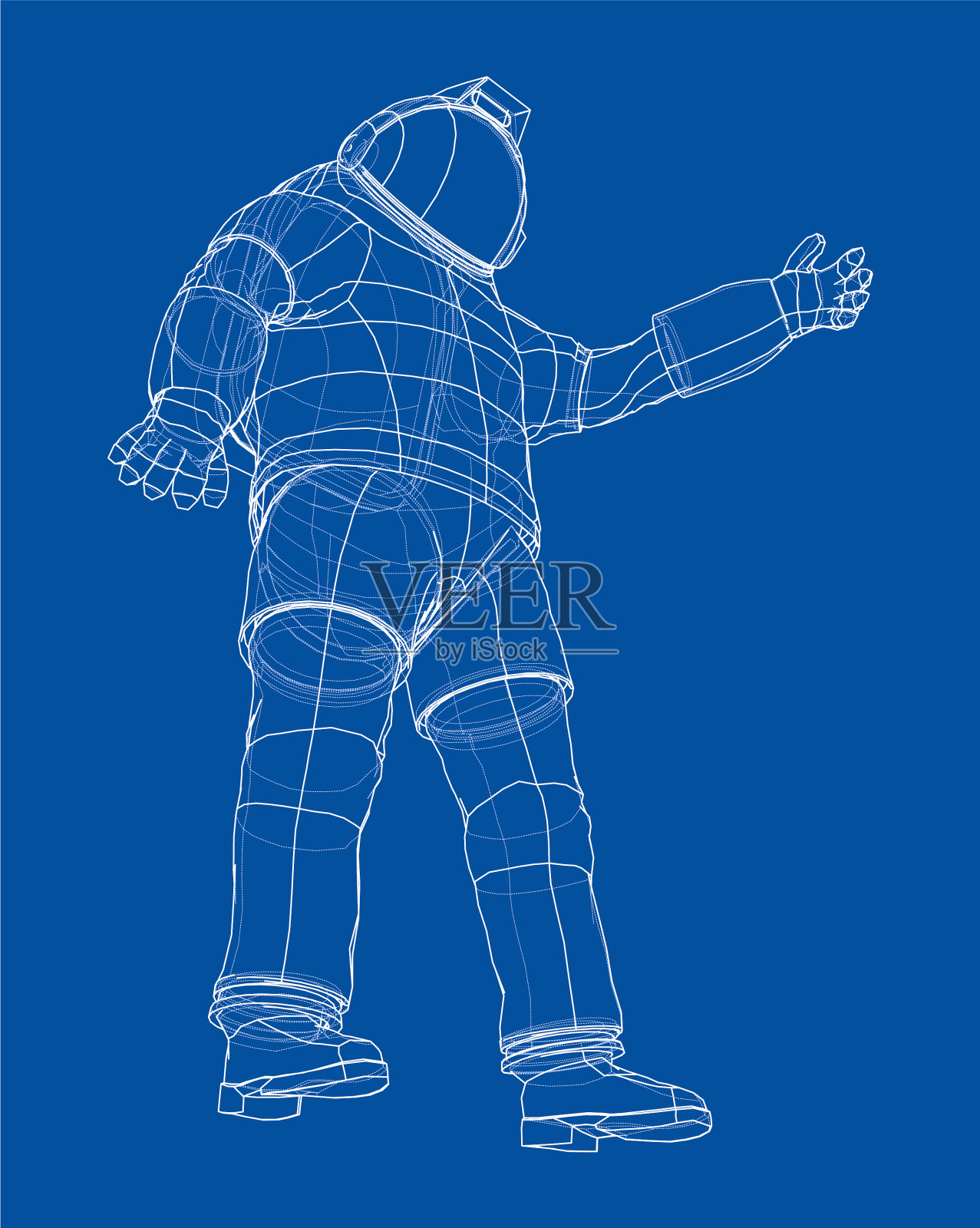 宇航员概念渲染3d插画图片素材