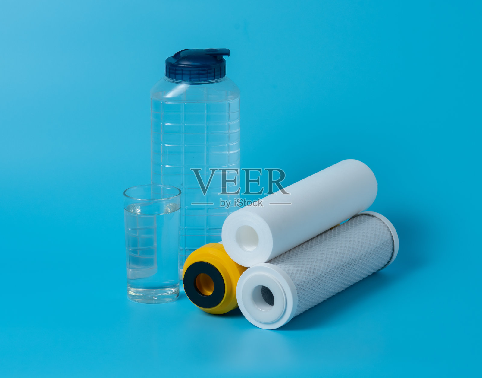 过滤系统用于水处理用和玻璃水,水过滤器照片摄影图片