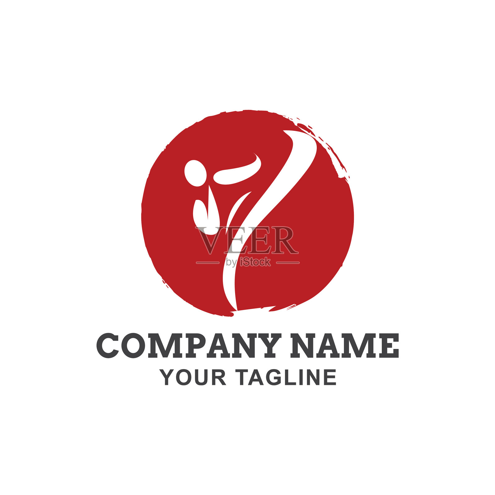 搏击俱乐部空手道跆拳道标志插画图片素材