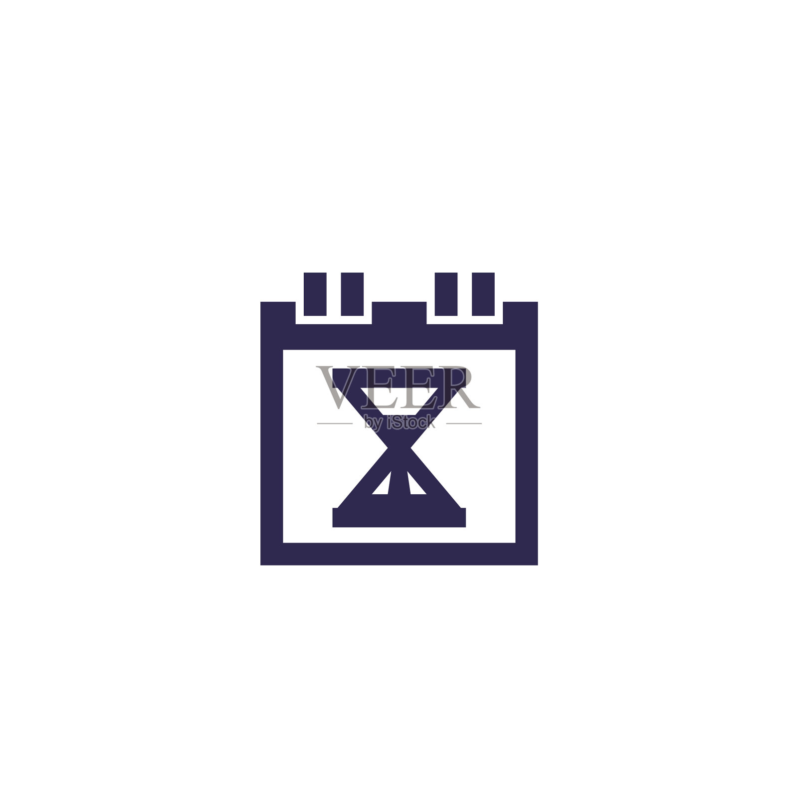 计划图标隔离在白色上图标素材