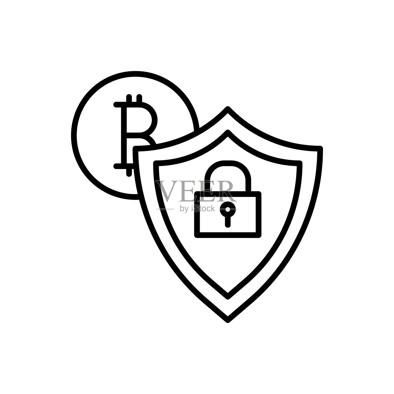 cryptocurrency安全图标素材