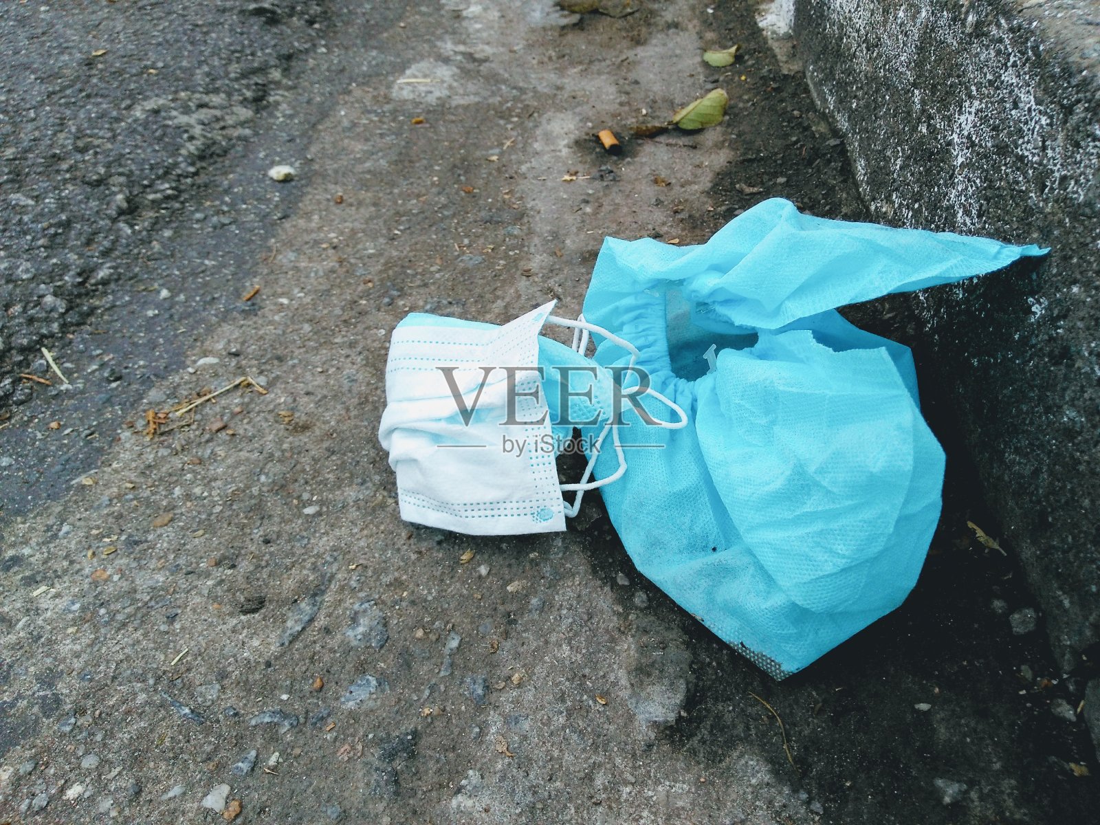 街上的垃圾照片摄影图片