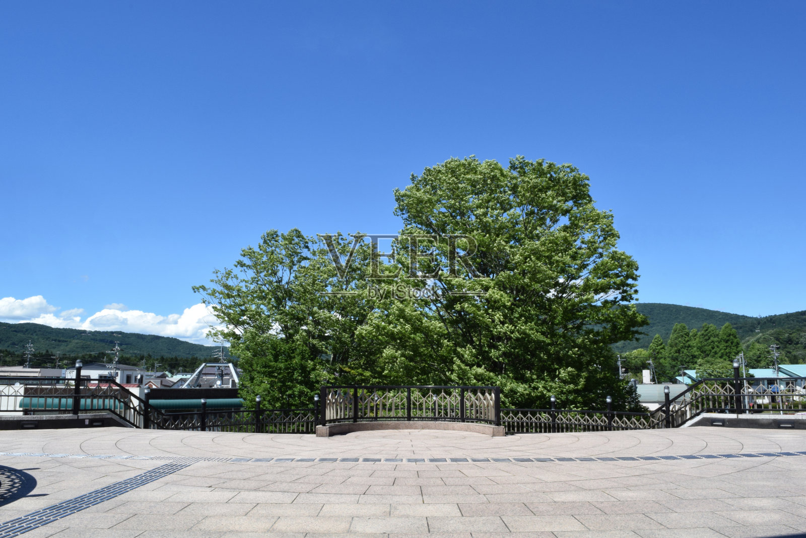 日本长野县轻井泽的Pedway照片摄影图片