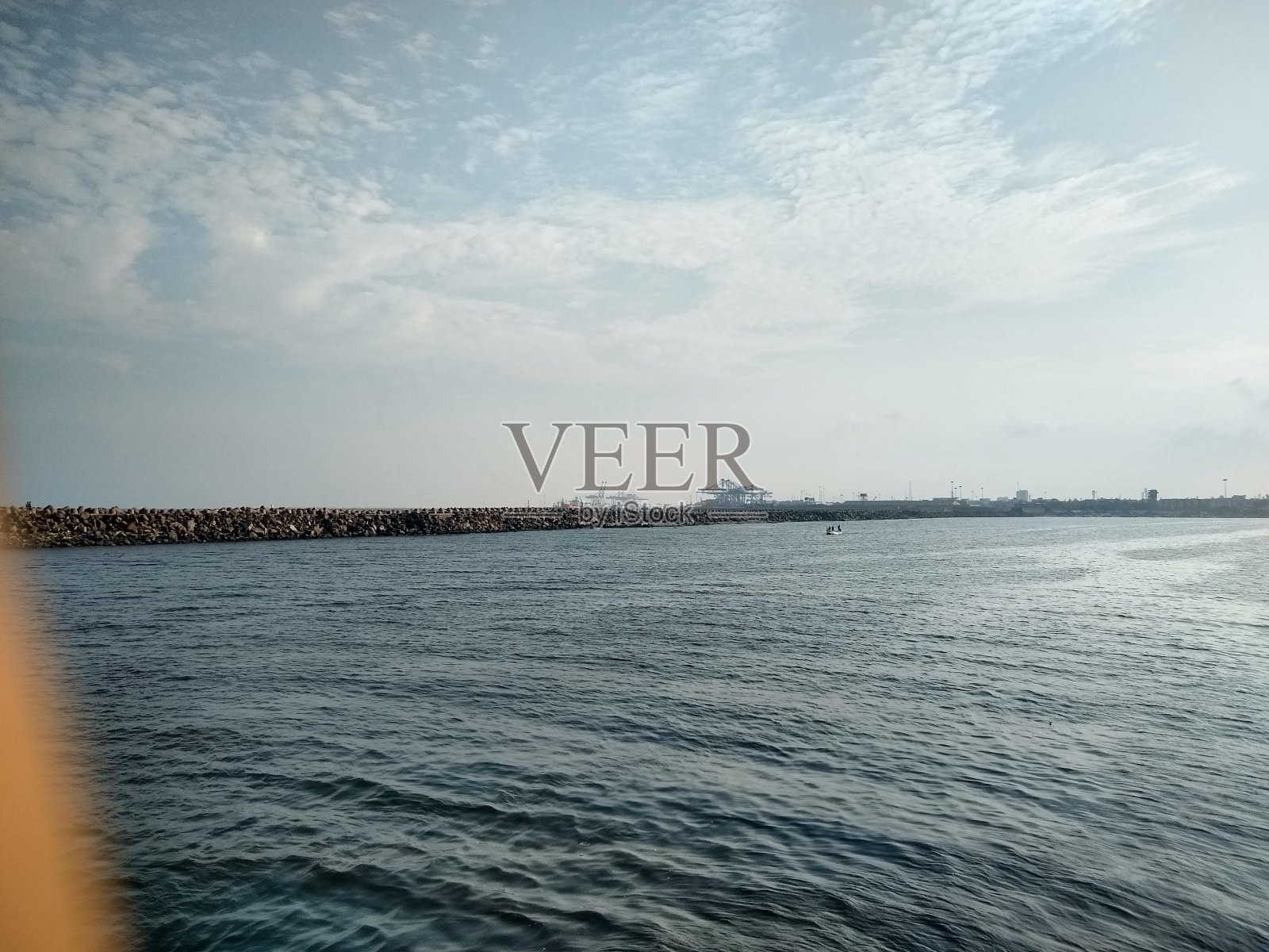 本地治里海滩照片摄影图片