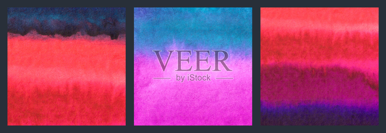 水彩纹理集抽象彩色手插画图片素材