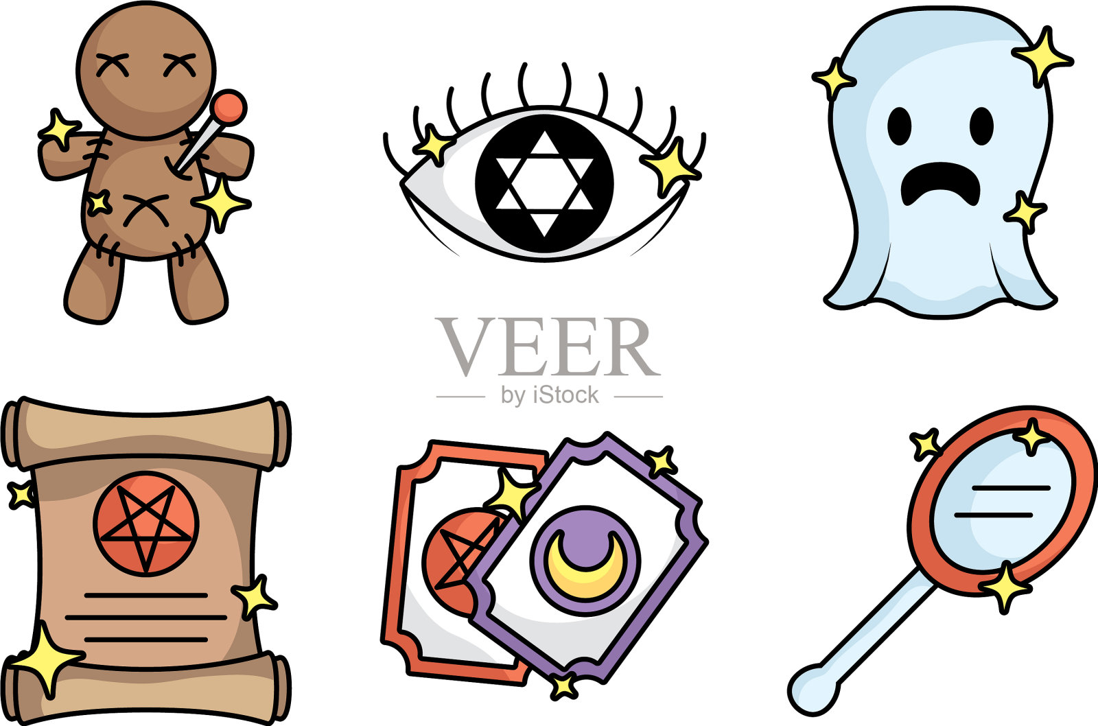 捆绑魔法设置图标图标素材