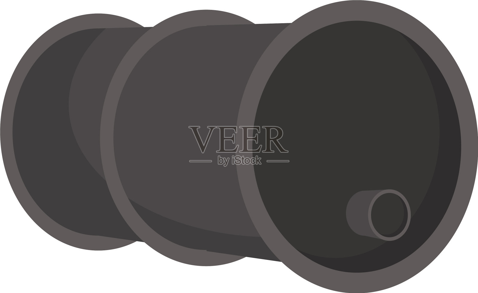 油桶油罐孤立图标插画图片素材