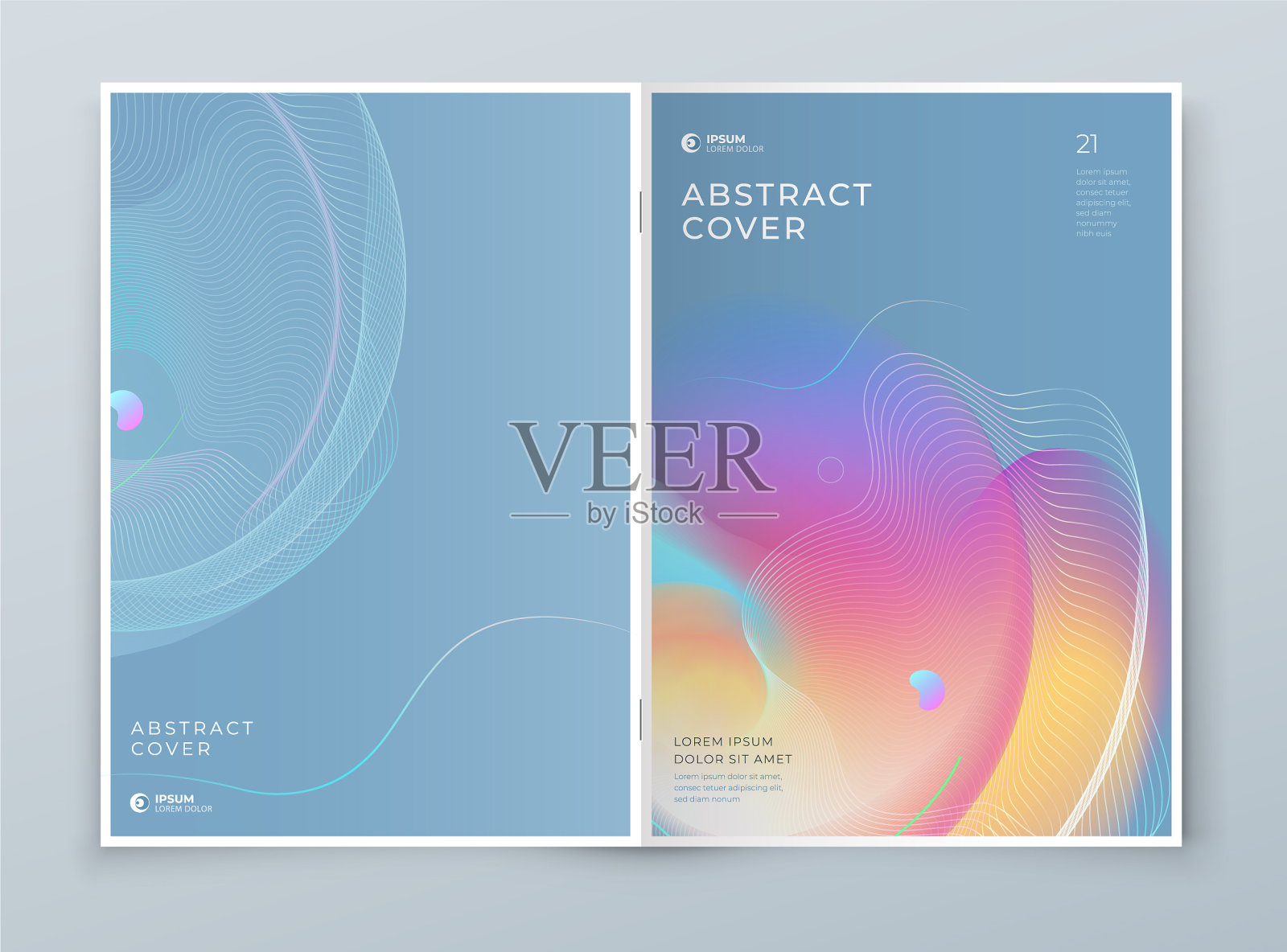 液体抽象封面背景设计流体插画图片素材