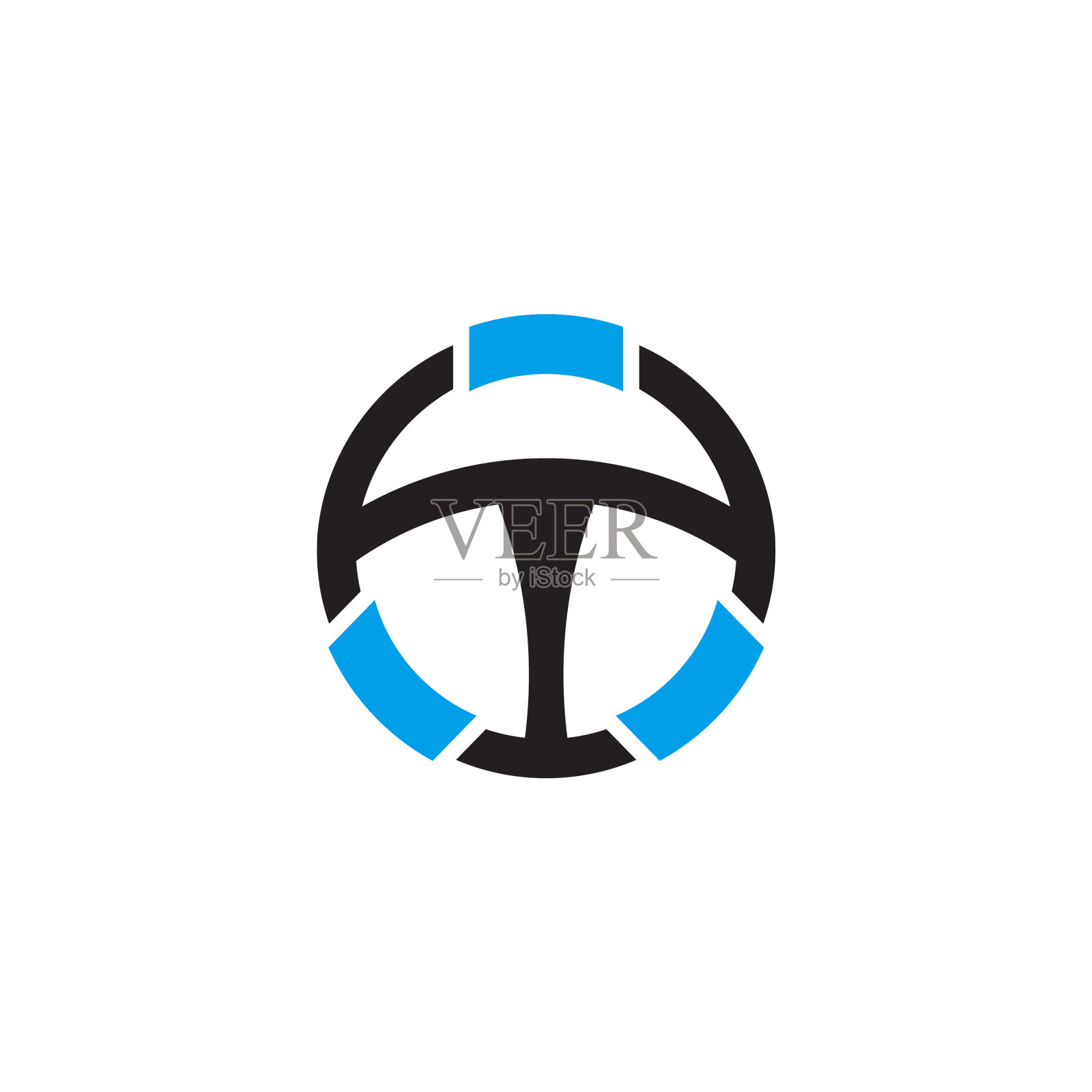 汽车转向图标标志设计模板插画图片素材