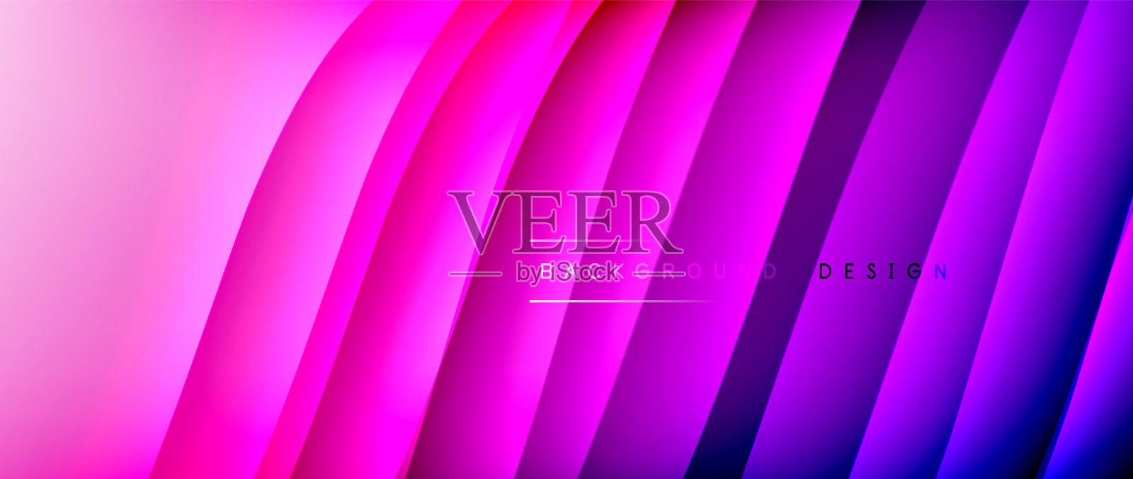 流体梯度波与阴影线和发光的光效果,现代流动运动抽象背景的封面,海报,海报,横幅或传单插画图片素材