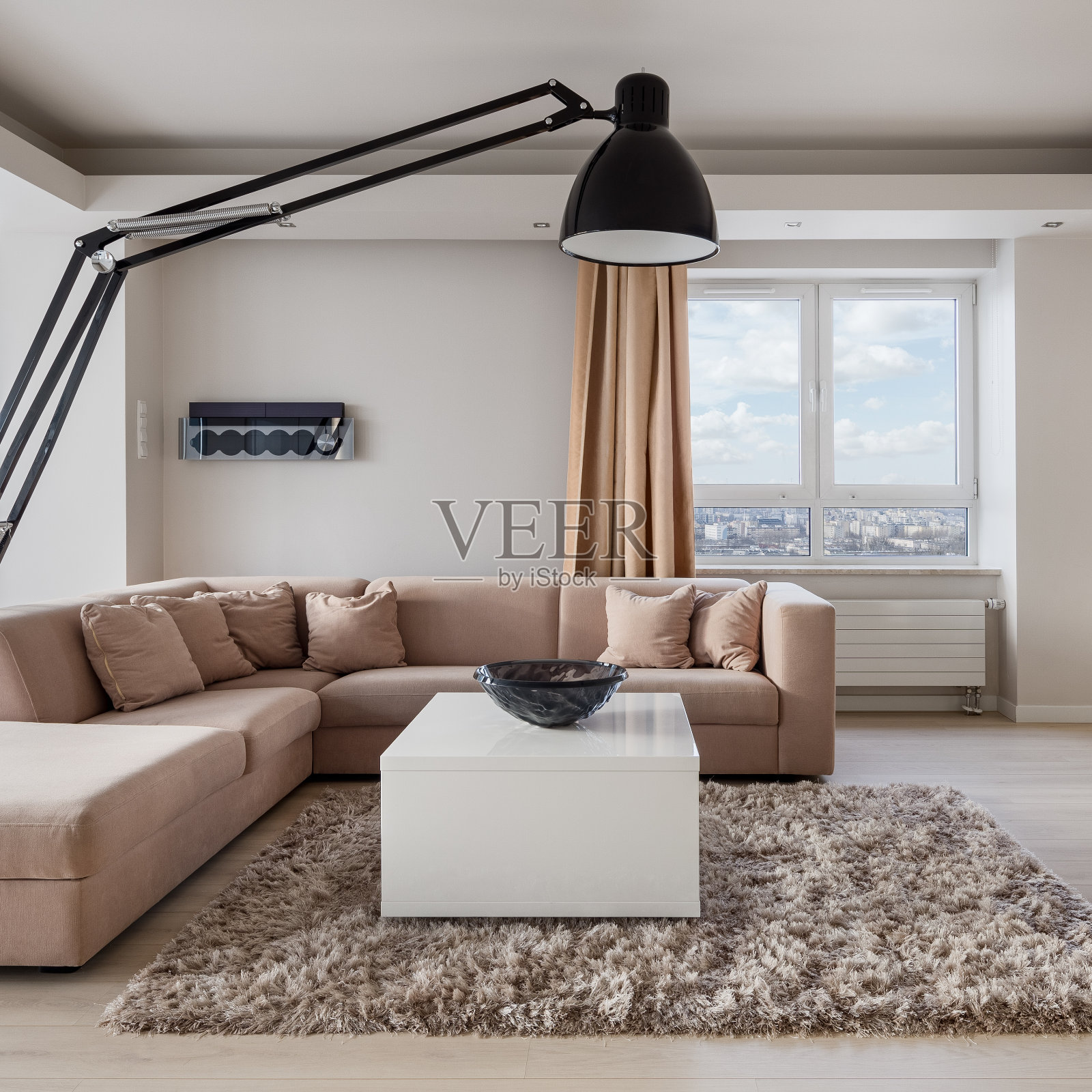 简约优雅的客厅照片摄影图片