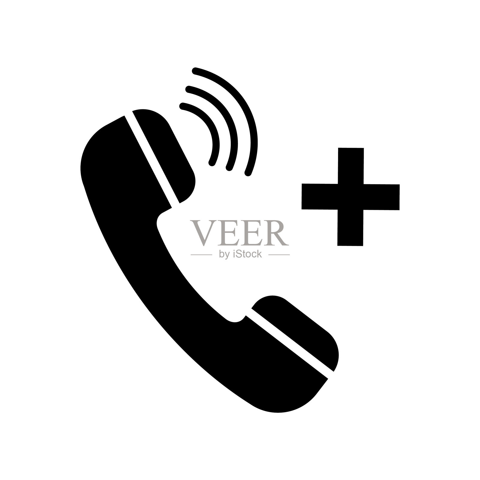 紧急呼叫图标救护车和救援服务图标素材