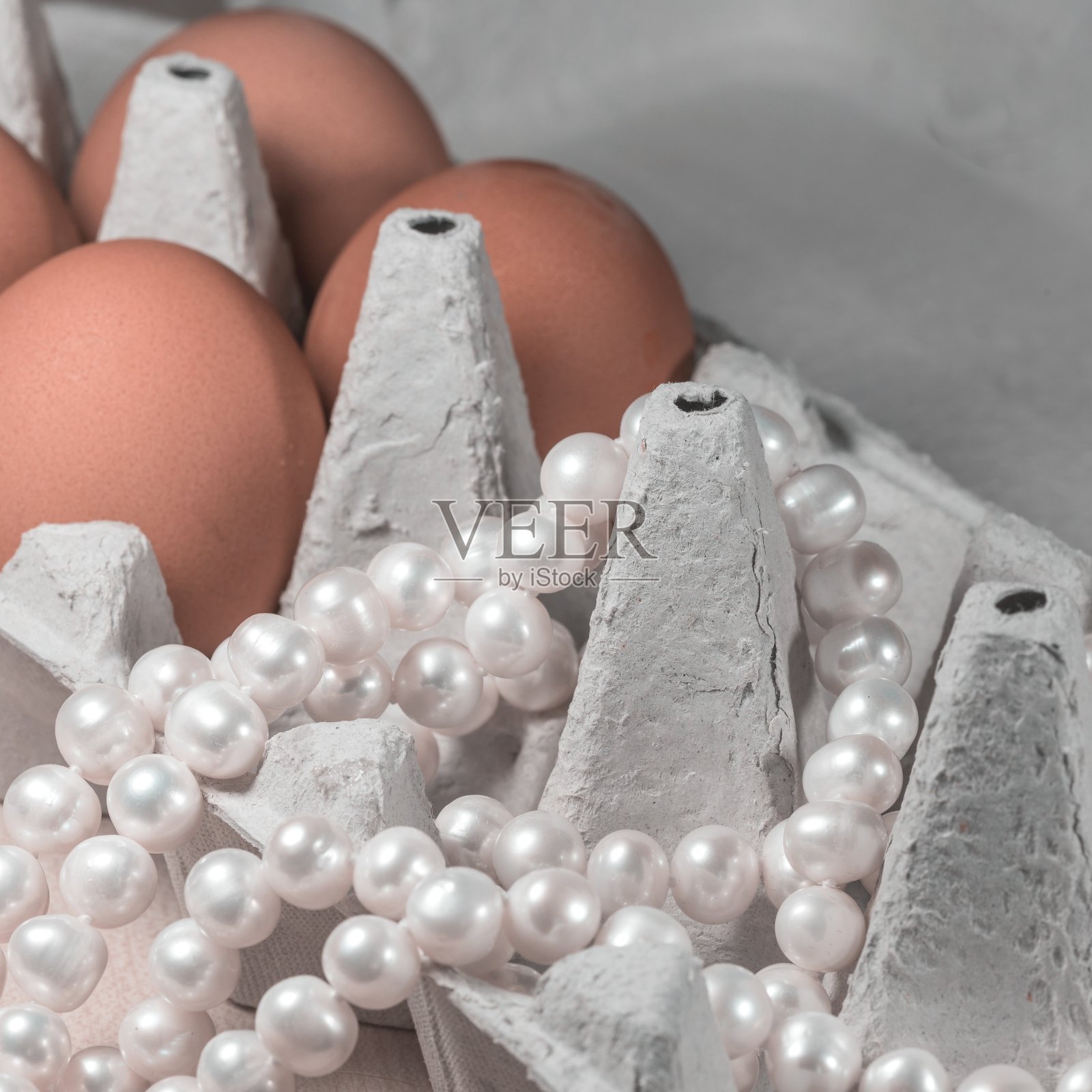 白色的珍珠。孤立的照片摄影图片