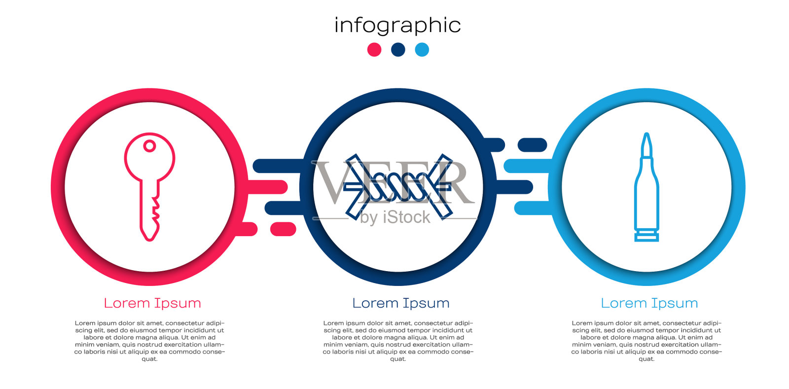设线键,经营带刺铁丝网和子弹插画图片素材