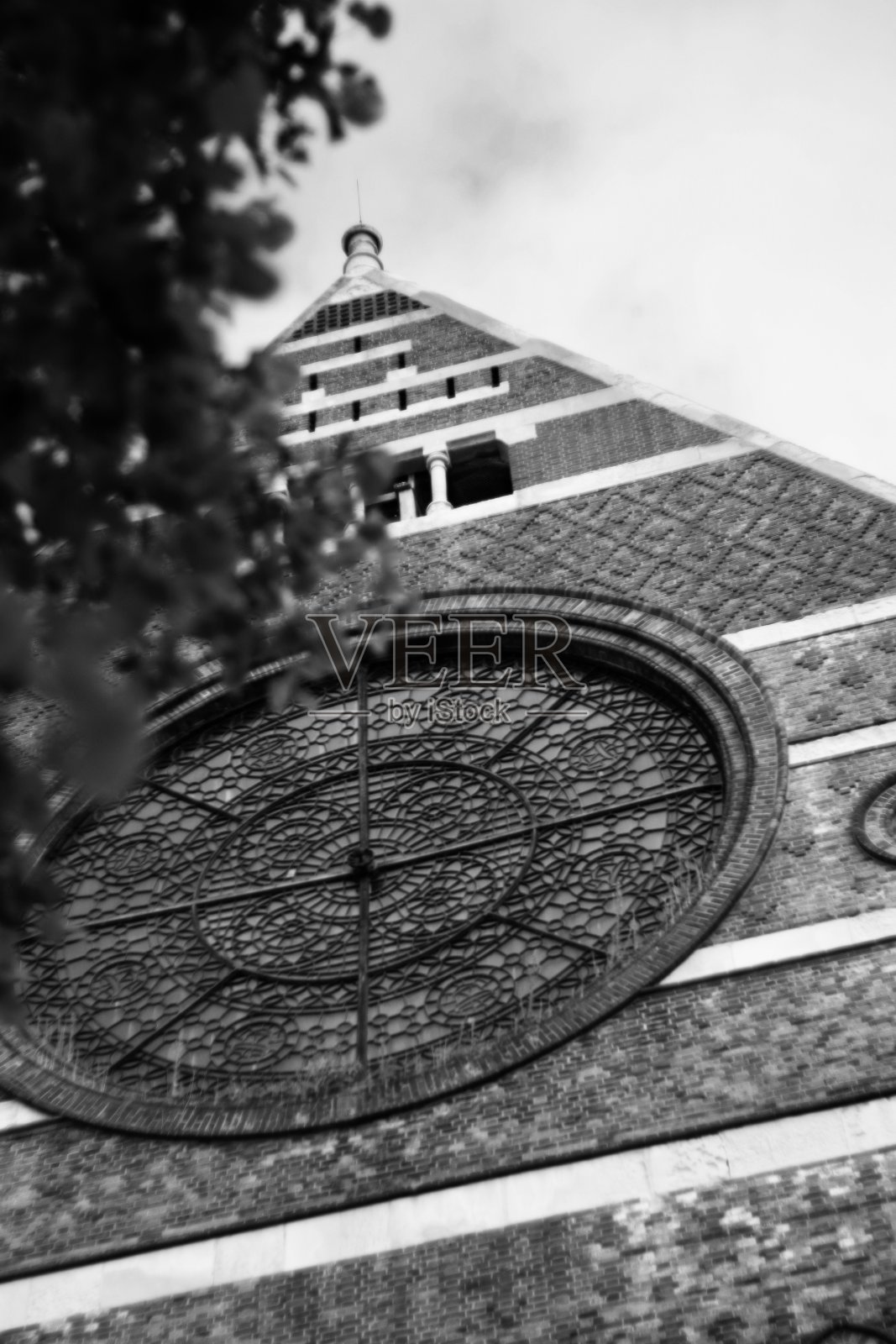 教堂建筑细节的特写照片摄影图片