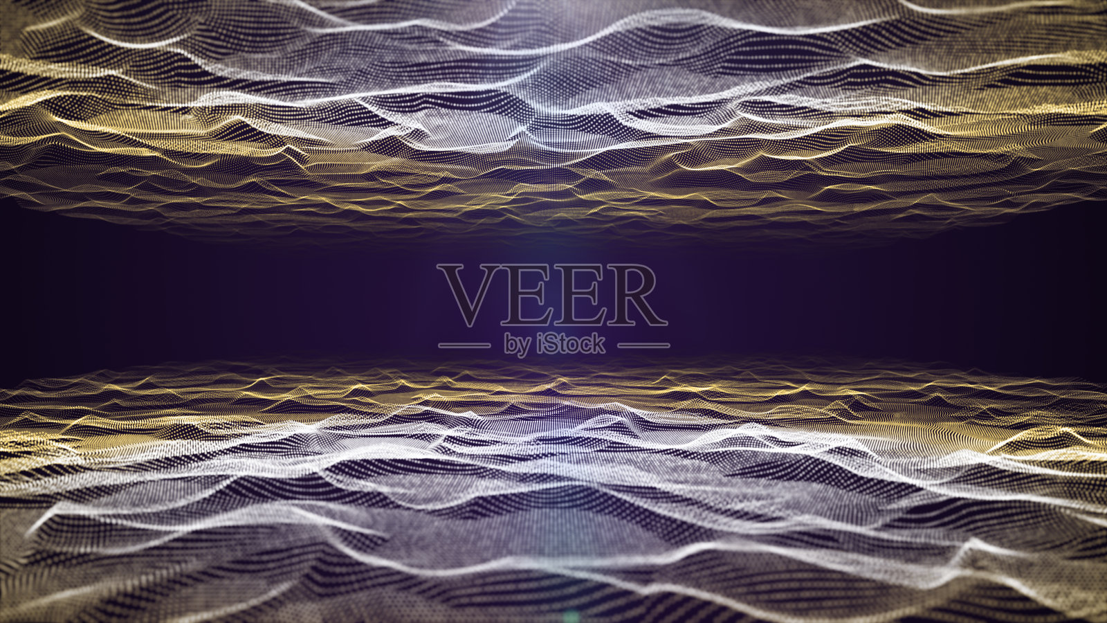 反射抽象空间表面的照片。照片摄影图片