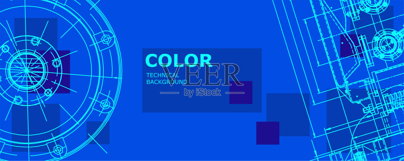 机械工程制图。工程技术壁纸插画图片素材