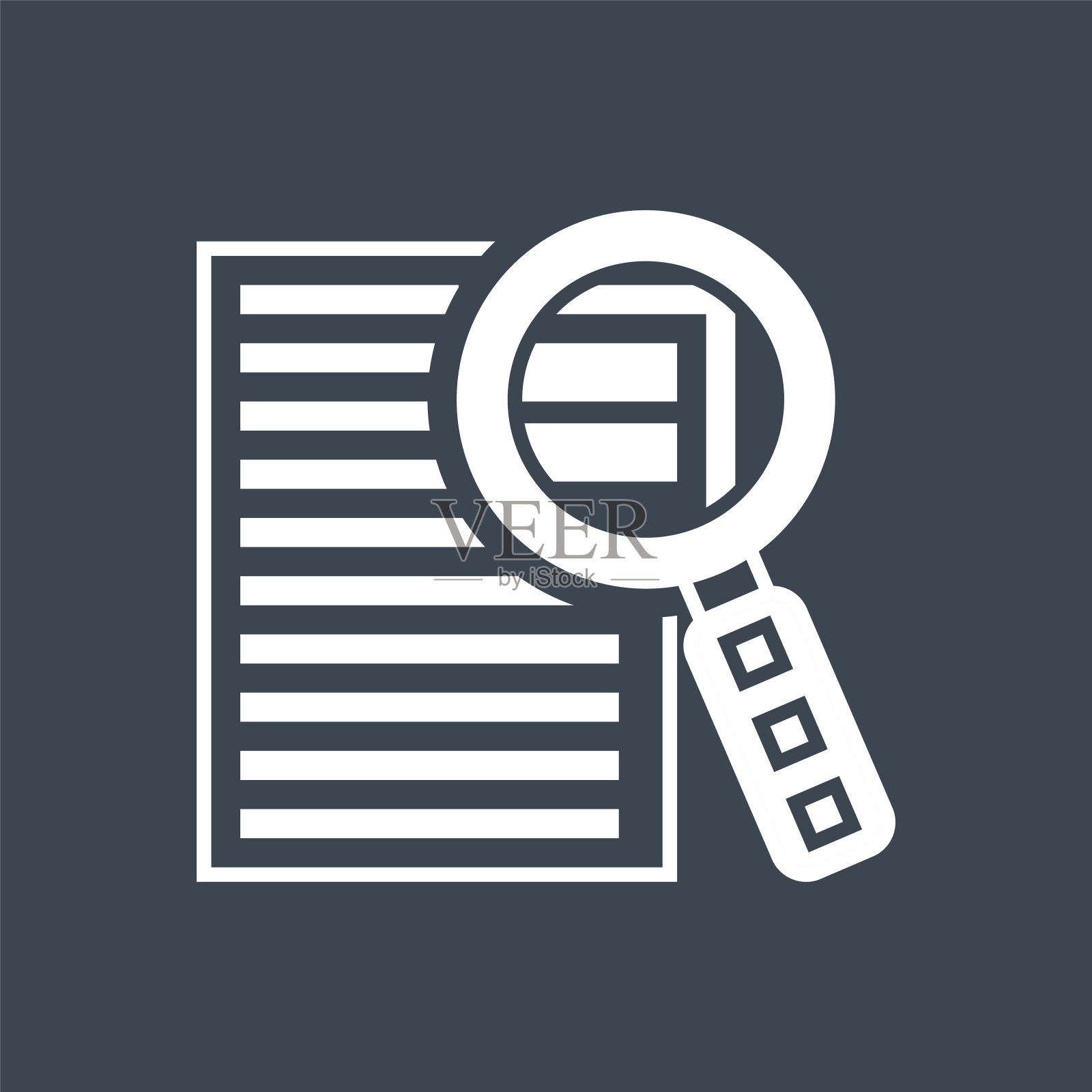 案例研究向量字形图标插画图片素材