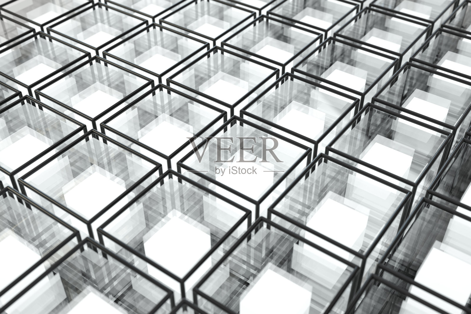 三维抽象立方体背景照片摄影图片