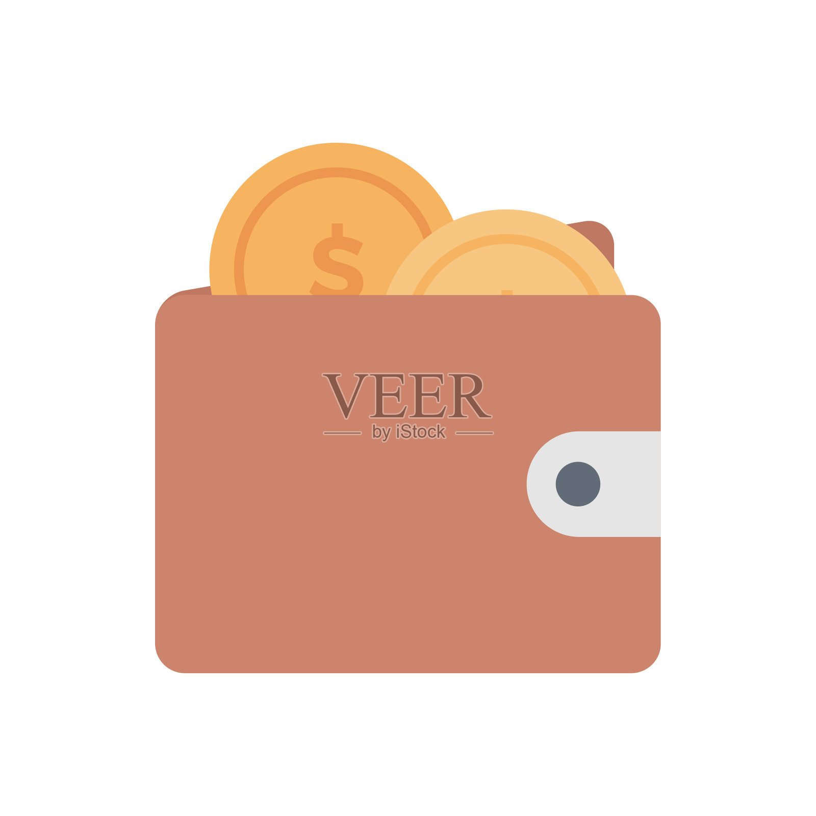 钱包插画图片素材