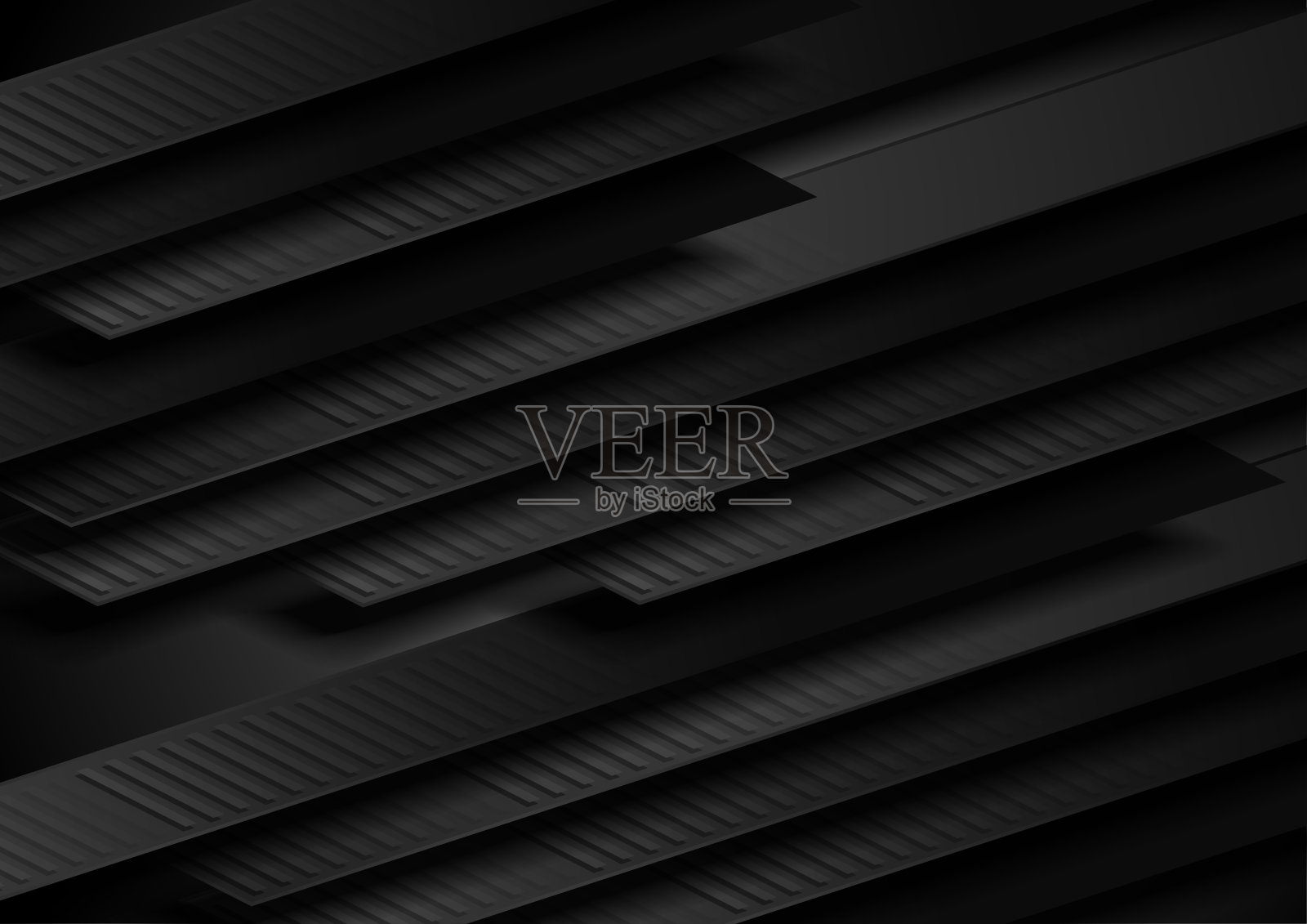 抽象的黑色高科技几何最小背景插画图片素材