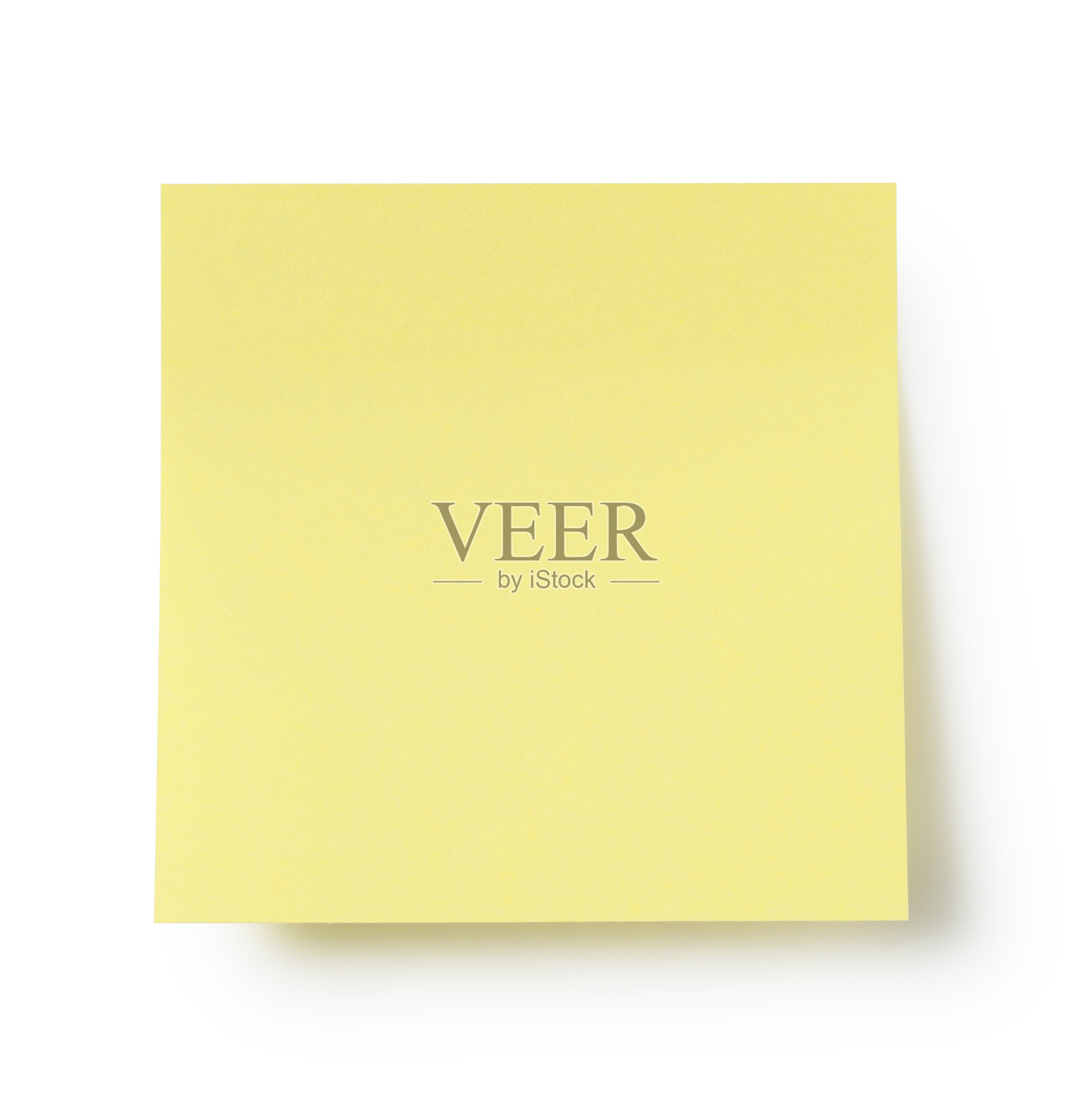 白色背景上的黄色便利贴照片摄影图片