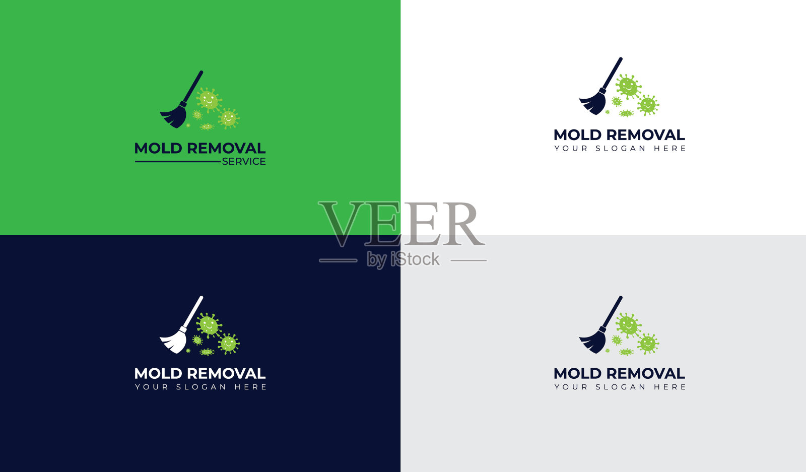 美丽的蓝色背景插画图片素材