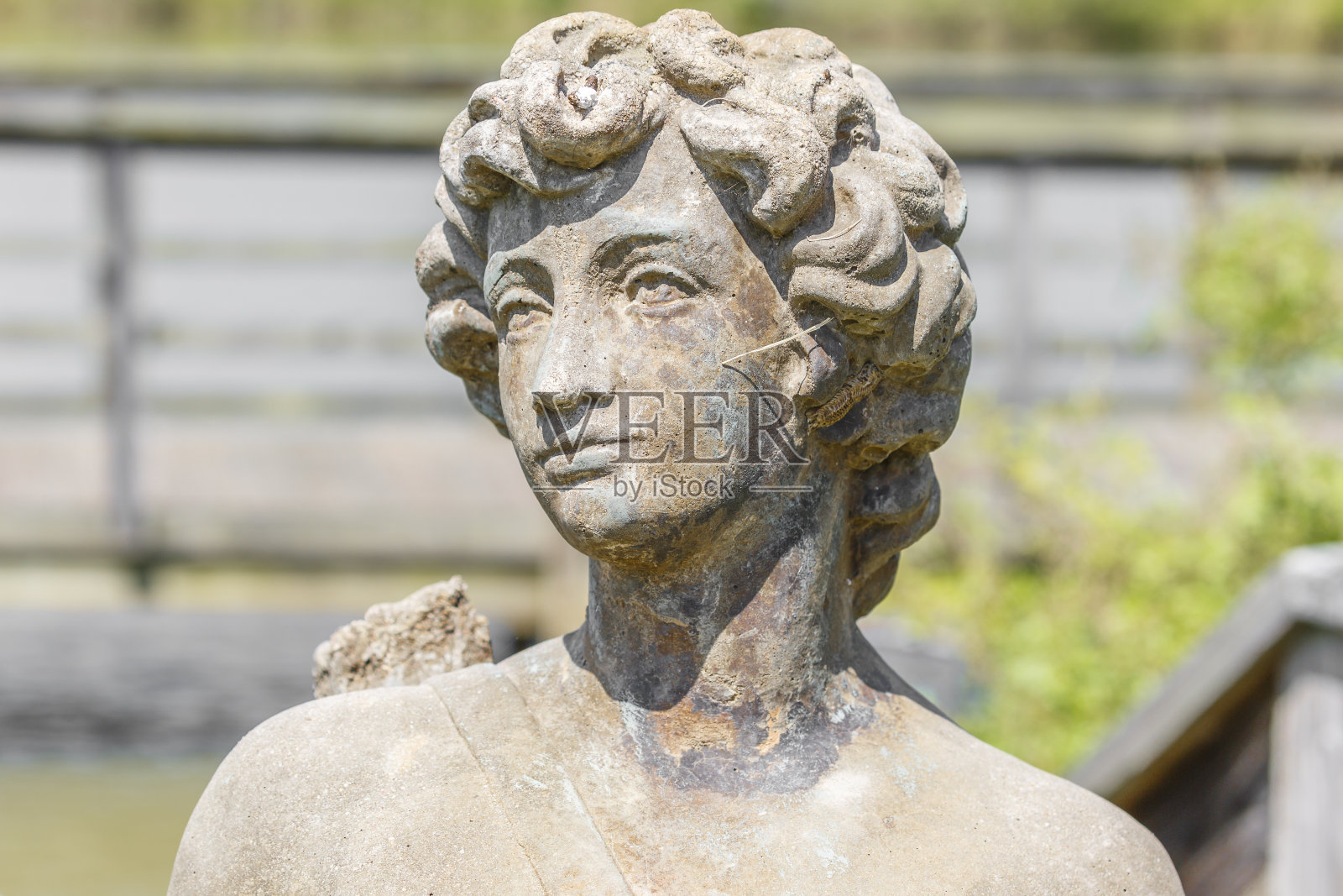 一个希腊人的雕像照片摄影图片