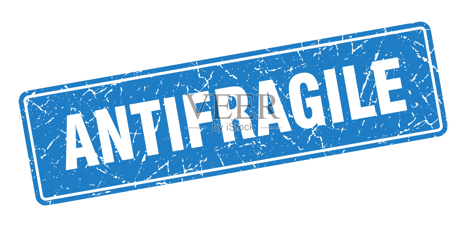 防碎邮票防碎复古蓝色标签插画图片素材