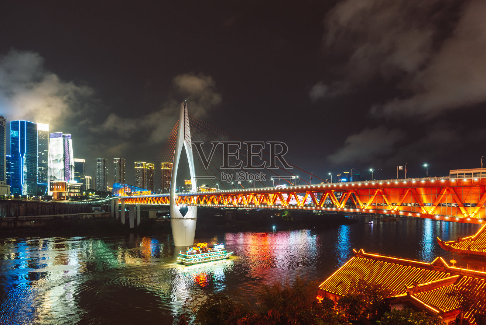 中国重庆千思门大桥照片摄影图片