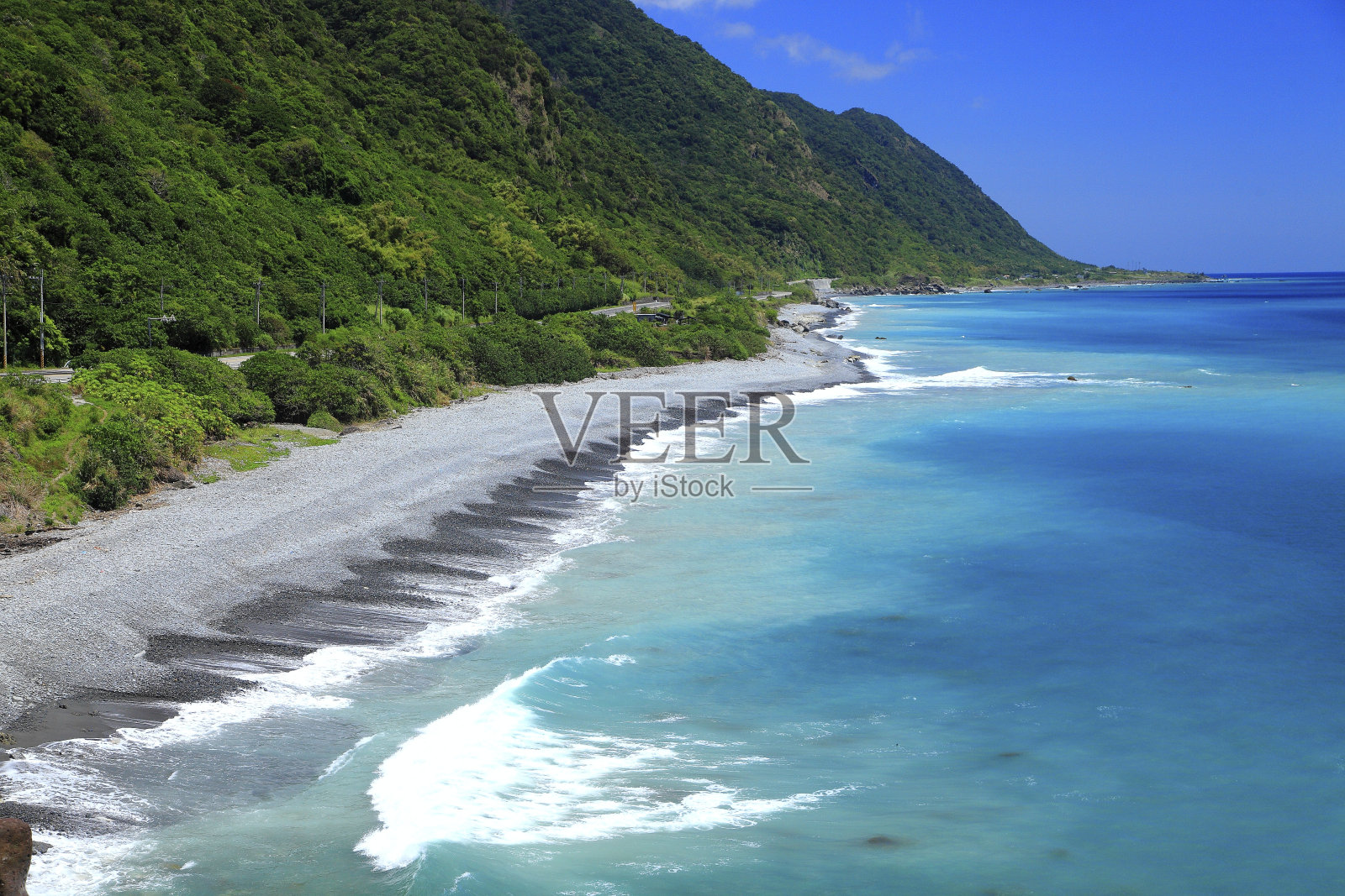 台湾红心发芽海岸照片摄影图片