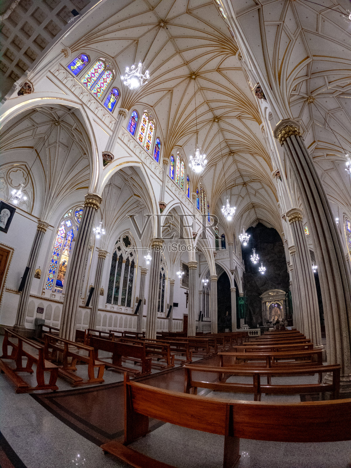 哥伦比亚拉斯拉加斯教会照片摄影图片