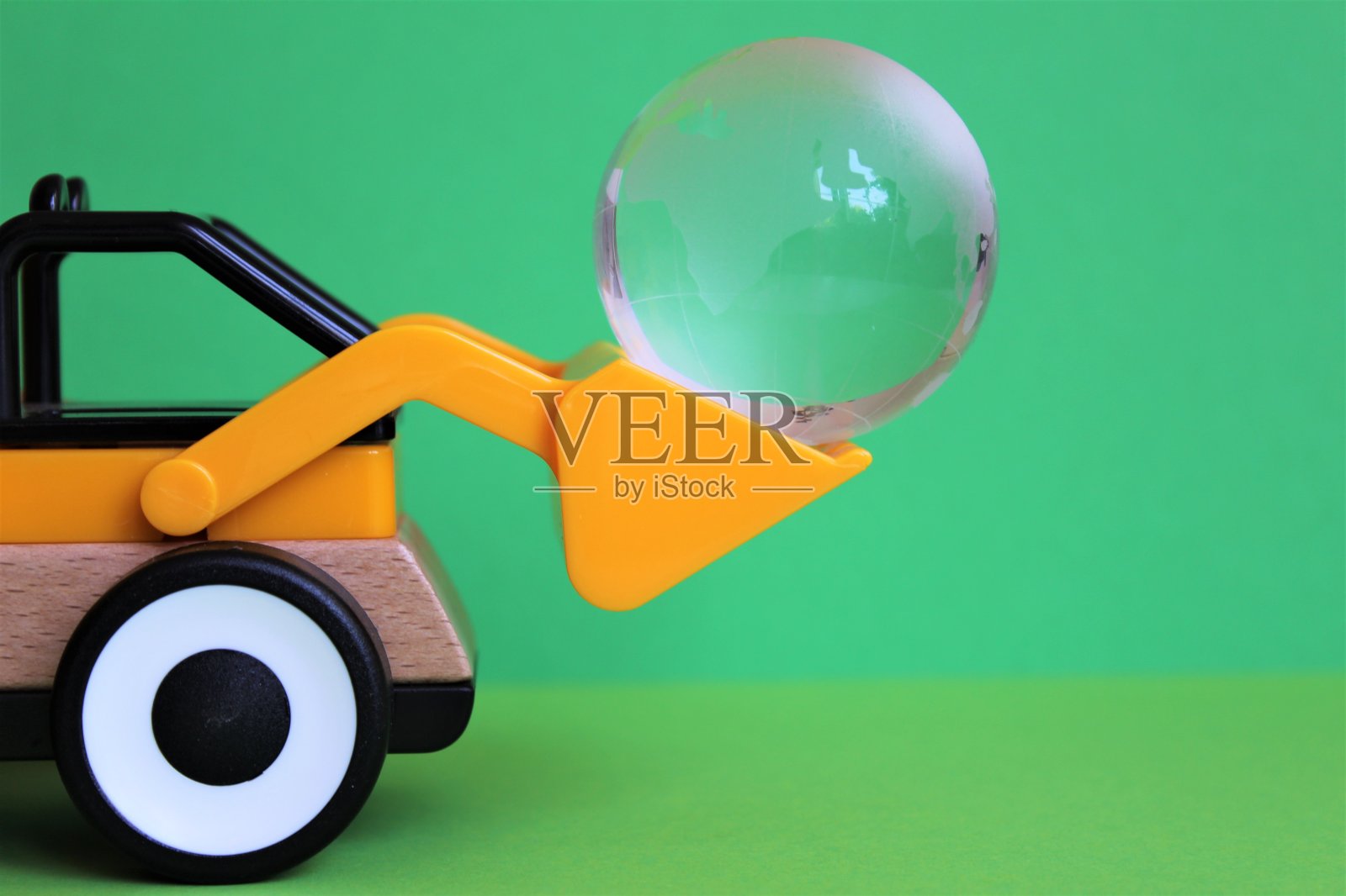 地球正在建设之中。照片摄影图片