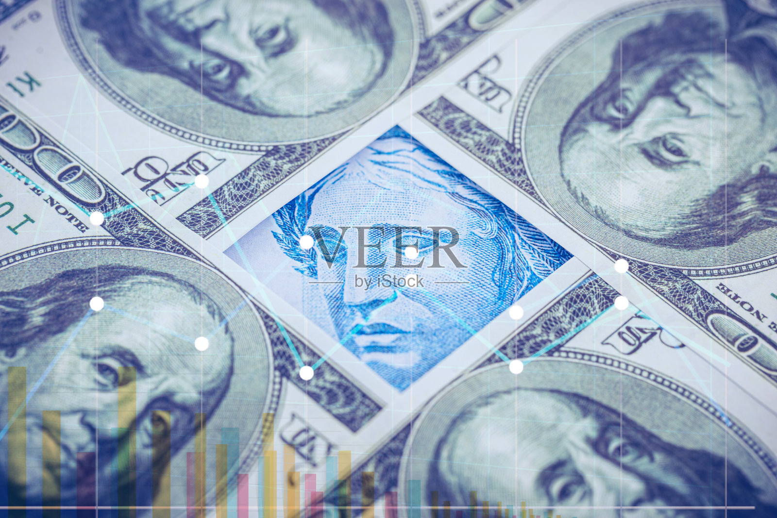 证券交易所,巴西雷亚尔对美元贬值,巴西经济的背景形象概念照片摄影图片