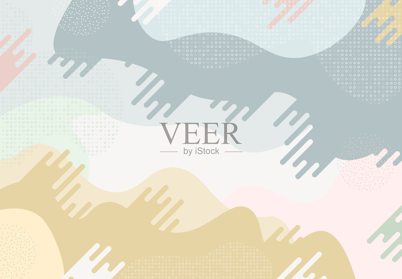 抽象插图的涂鸦图案设计流体与几何图案背景。说明向量eps10插画图片素材