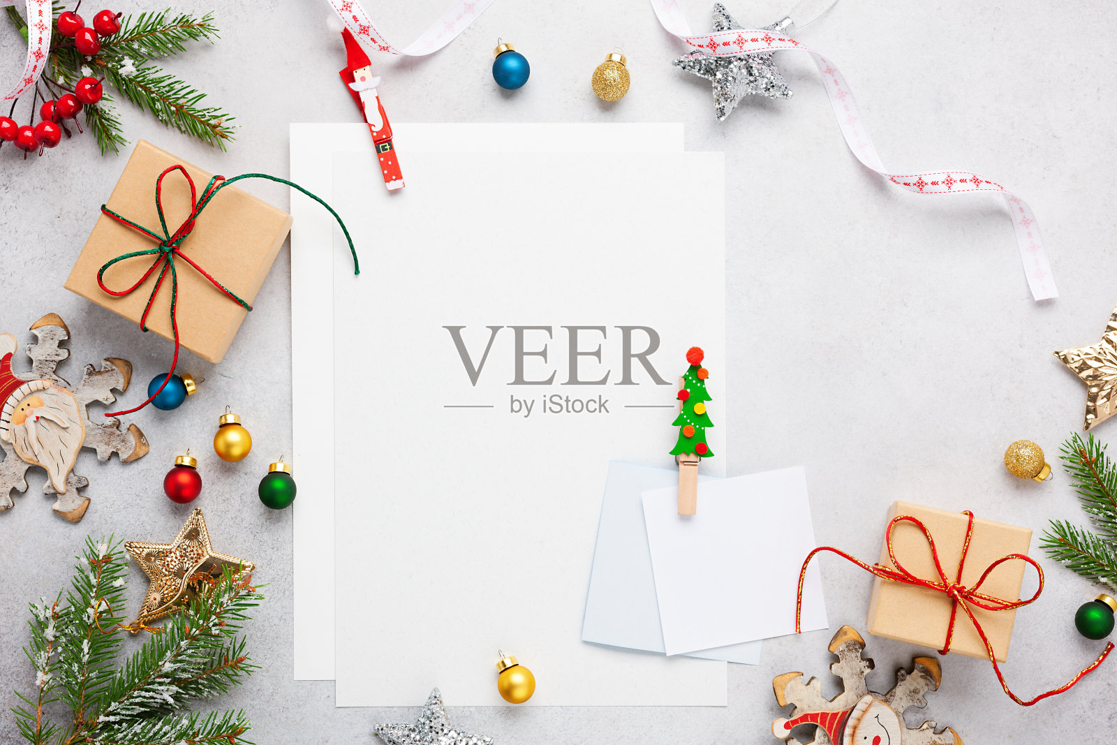 圣诞背景与礼物盒照片摄影图片