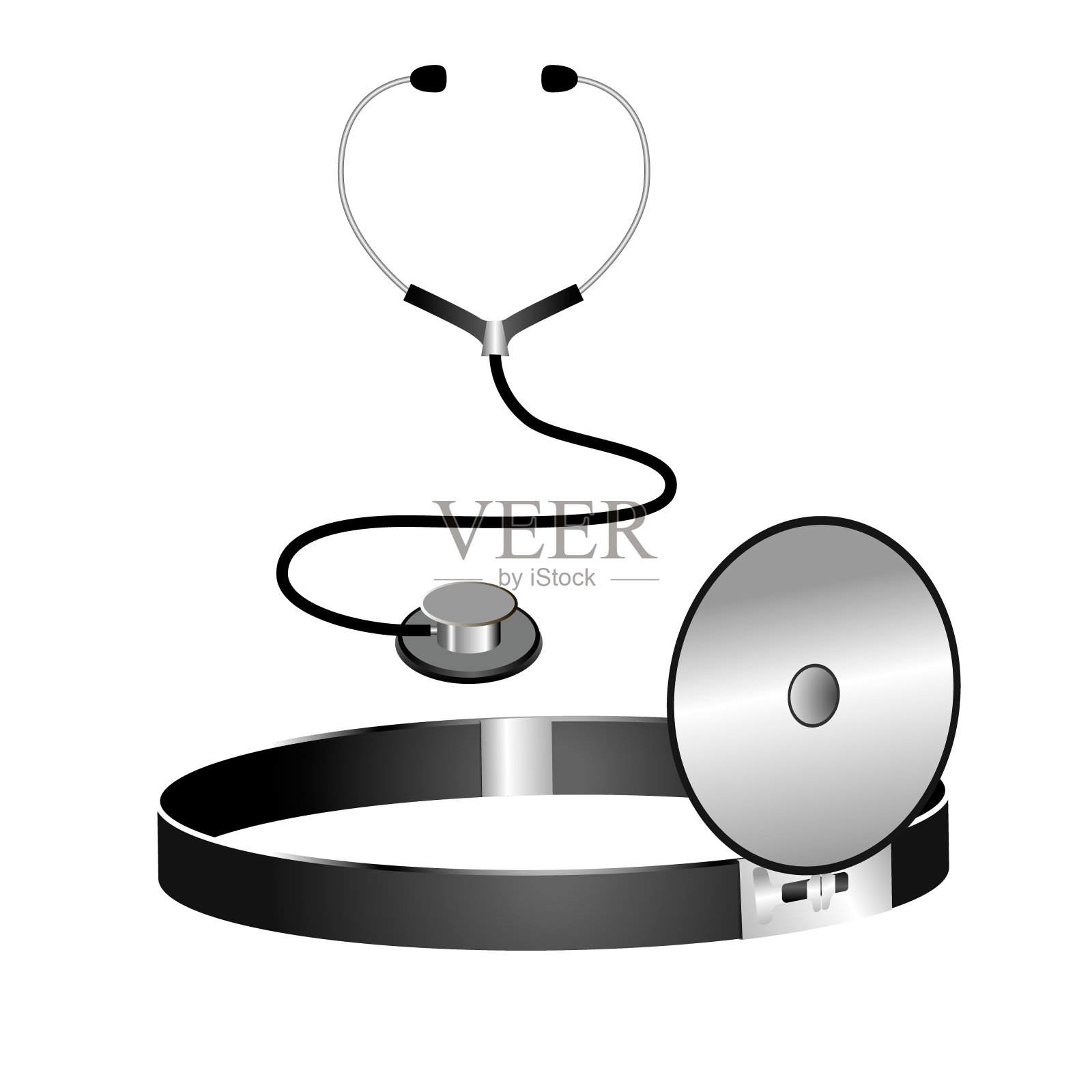 医用内窥镜矢量图插画图片素材