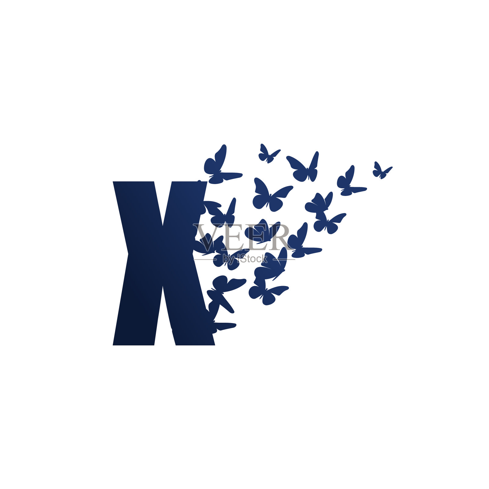 初始x蝴蝶自由度设计元素图片